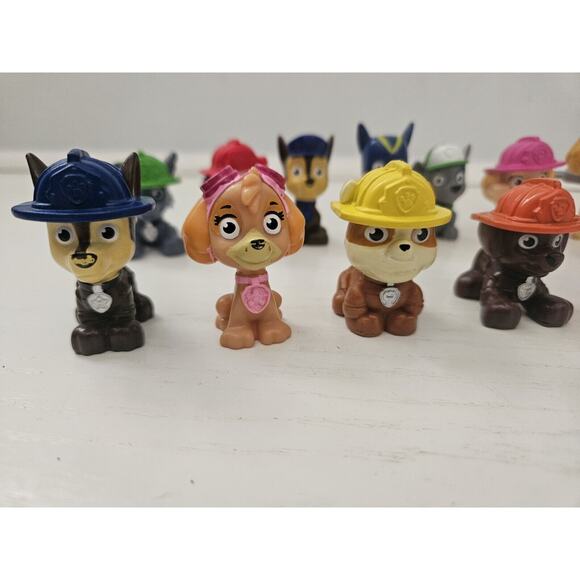 Paw Patrol Action Pack Pups Figures Lot of 13 Marshall Skye Rocky Rubble Zuma - Picture 2 of 10